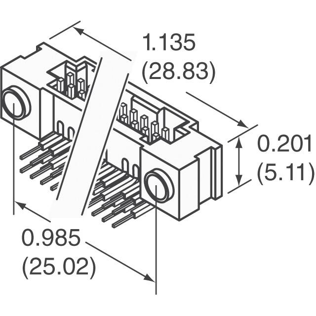 87402-115LF Amphenol ICC (FCI)  Headers Male Pins